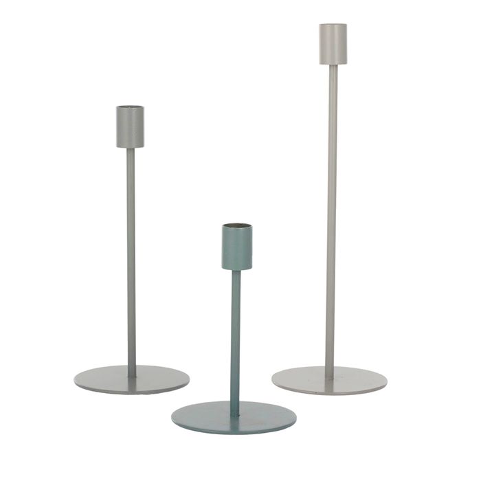 Jody Metal Candleholder Blue