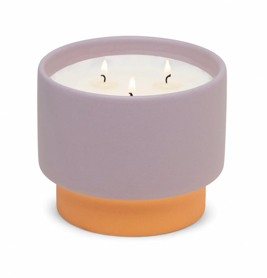 Color Block 16 oz Candle - Violet + Vanilla