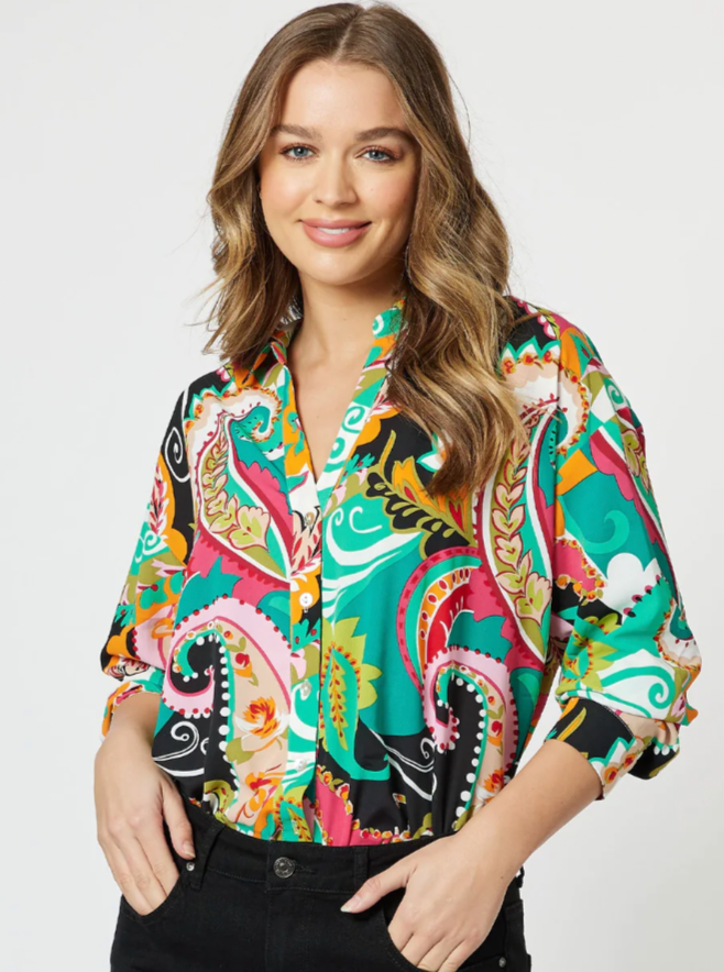Bianca Print Shirt