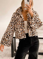 The  Fluffy Lulu Leopard Print Jacket