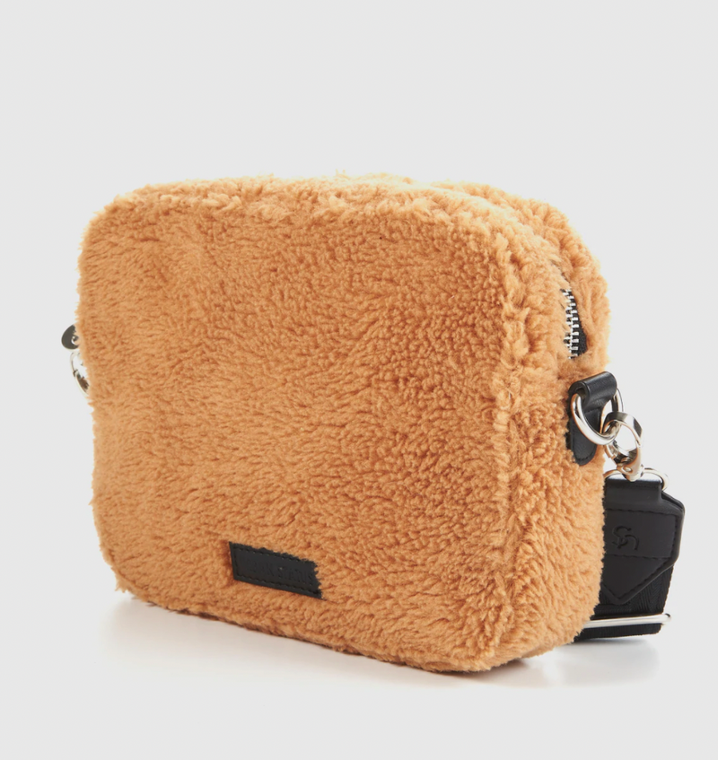 Bond Camel Shearling Bag