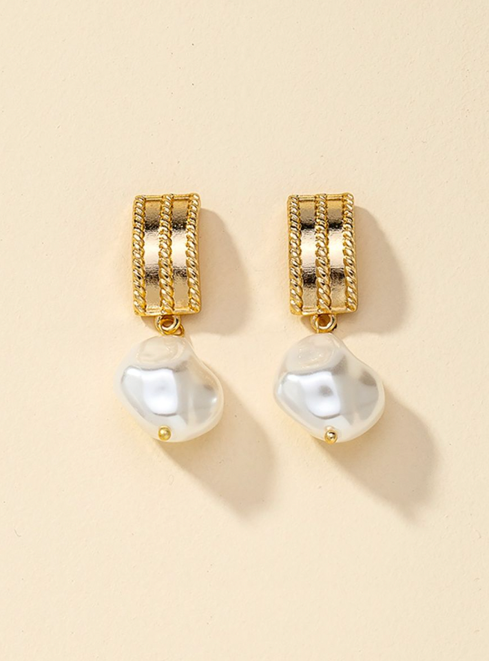 Vienna Baroque Pearl Drop Earrings